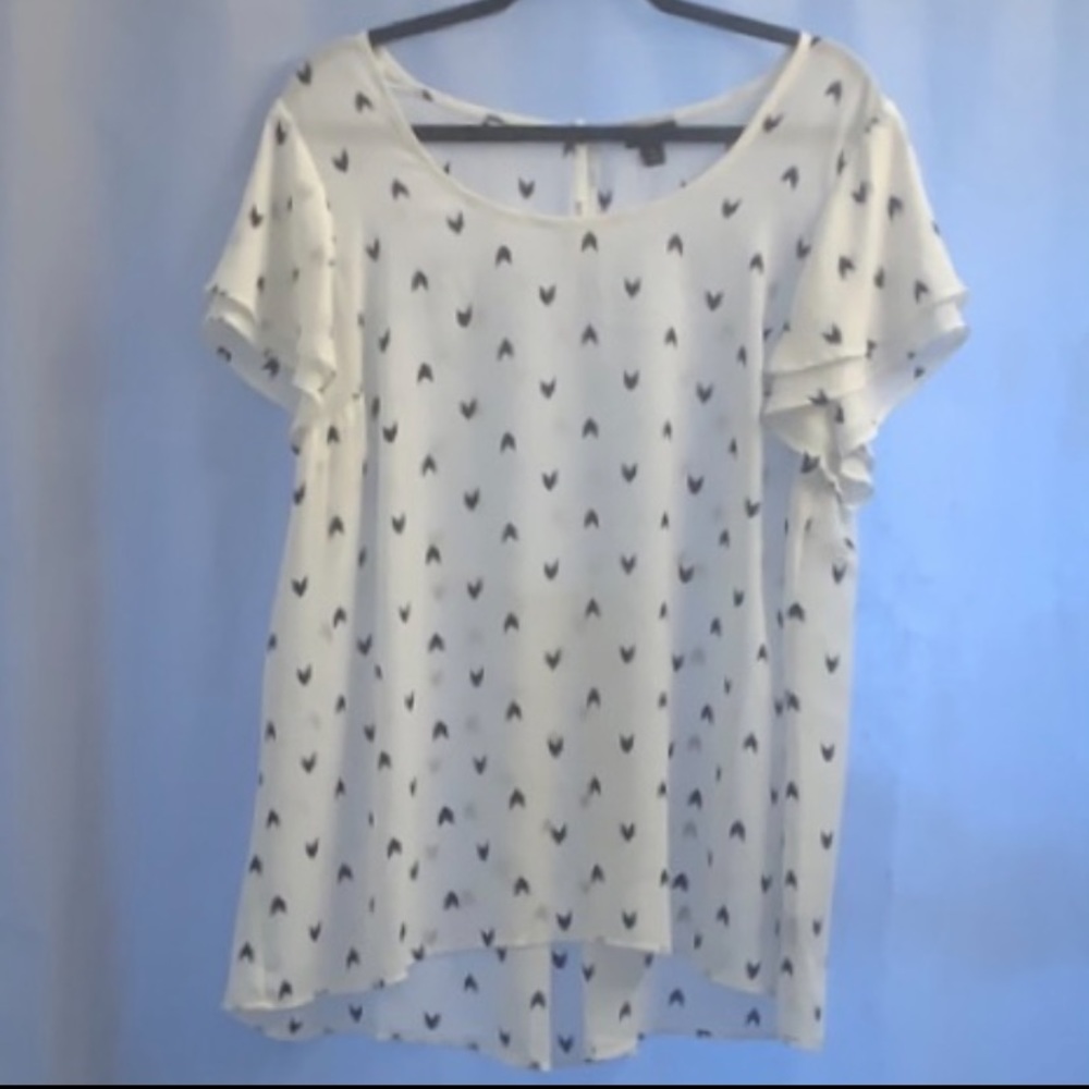 Torrid White Blouse, size 1X